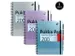 Carnet de projet spirales Pukka Pad Metallic Executive A4 ligné 3 pcs