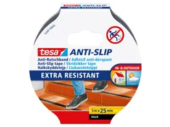 Antisliptape Tesa 55587 25mmx5m zwart