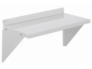 Stalen Legbord Voor Gesleufde Platen Lxd 450X220Mm Lichtgrijs - 1