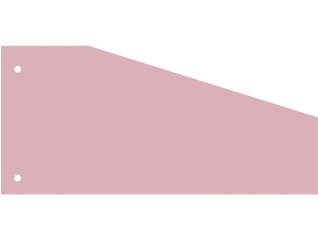Trapezium Verdeelstroken 100 Stuks Roze