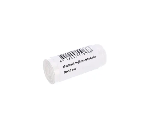 Afvalzak Cleaninq 50x55cm HDPE T15 25 Liter transparant