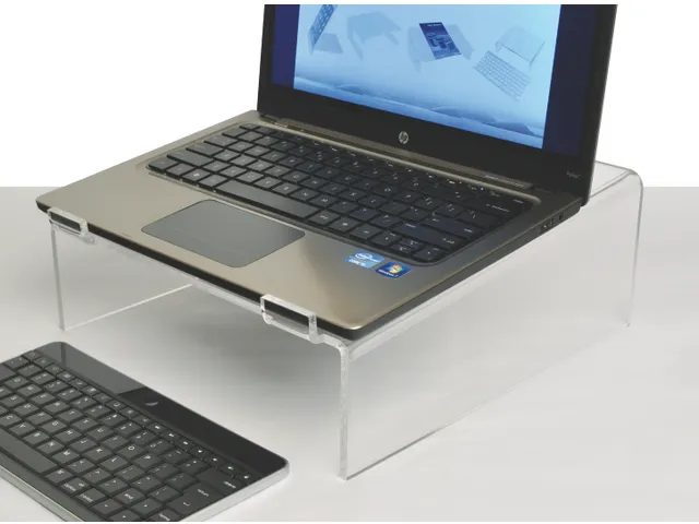 Acryl Laptopstandaard Transparant voor Laptops tot 17 Inch