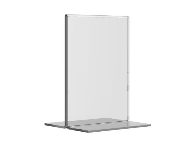 Tafelstandaard Kaarthouder Europel T-standaard A6 acryl