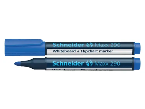 Whiteboardmarker Schneider Maxx 290 rond 2-3mm blauw