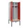 locker met bank,voor scheiding van kleding,HxBxD 2120x800x815mm,2vak