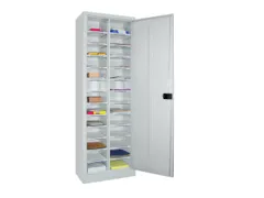 Postsorteerkast 1950x640x400mm 2x13 Vakken 1 Deur Cilinderslot Grijs