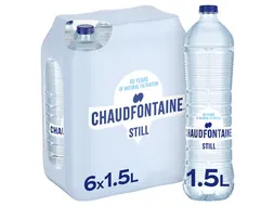 Sparkling water, 1,5 L fles, pak 6