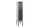 locker voor scheiding van kleding,HxBxD 2120x400x500mm,1vak