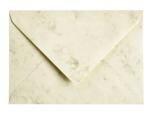Envelop Papicolor C6 114x162mm Marble Ivoor Gegomd