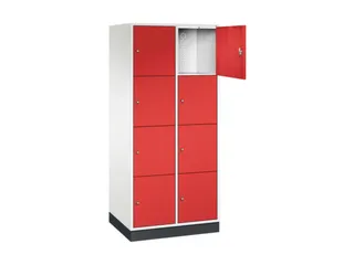 grootvolume-lockersysteem,HxBxD 1950x820x600mm,2x4vakken,cil.-slot - 1