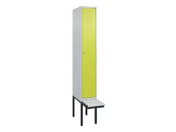 locker voor scheiding van kleding,HxBxD 2120x300x815mm,1vak