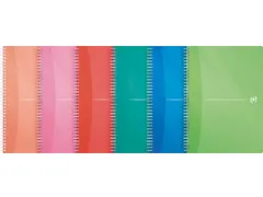 Office My Colours spiraalschrift, A4 geruit 5 mm