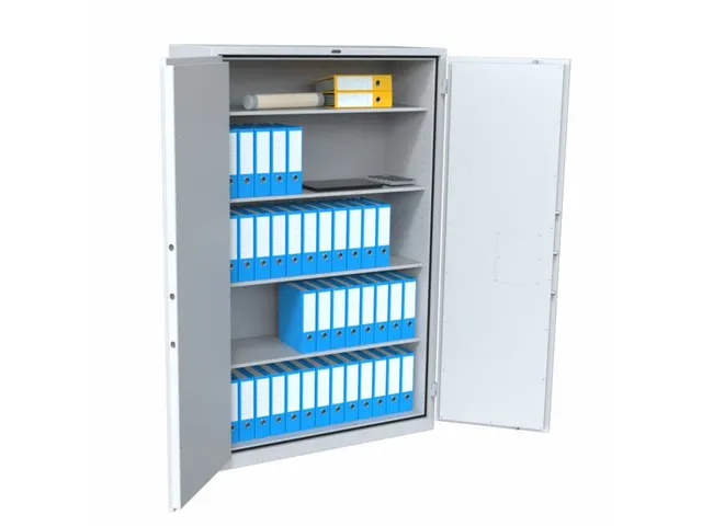 Salvus Verona HS4 archiefkast elektronisch slot 195x125x52cm Lichtgrij