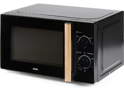 Magnetron Zwart Met Houtlook Handvat 20L 700W