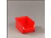 bac à bec,HxlxP 75x102x160mm,PP,rouge