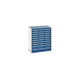 ladekast HxBxD 1200x1050x750mm 10laden RAL7035 front RAL5010 - 8