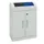 Afvalverzamelstation 2x45 Liter Romp Lichtgrijs Ral5010/ral7016