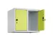 opzetkast,v. locker,2vak.,vak B 300mm,HxBxD 500x600x500mm,vleugeldeur
