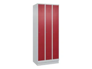 locker,HxBxD 1950x750x500mm,3vak,vak B 250mm,cil.-slot,sokkel - 1