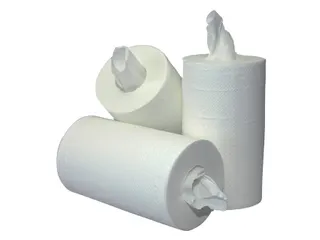 Poetsrol Budget Mini 1-laags 21,5xØ14cmx120m 11 rollen Wit - 3
