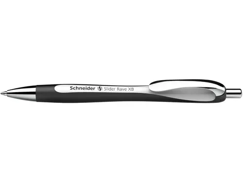 Balpen Schneider Slider Rave XB wit/zwart