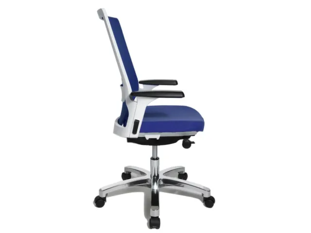 Siège De Bureau Pivotant Bleu Assise Hxlxp 420-550X480X460Mm Mécan.