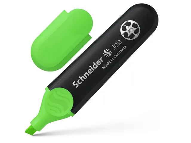 Markeerstift Schneider Job 150 Universeel Groen beitelpunt