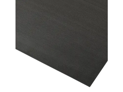 tafellegger,mat,ESD,LxB 1500x1200mm,rubber,met lengteribbels,afvoerend