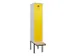 locker met bank,voor scheiding van kleding,HxBxD 2120x400x815mm,1vak