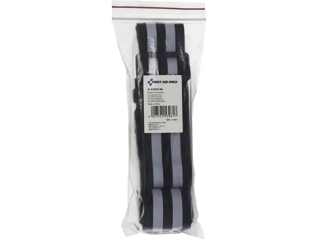 Reflecterende armband First Aid Only zwart met opbergvak
