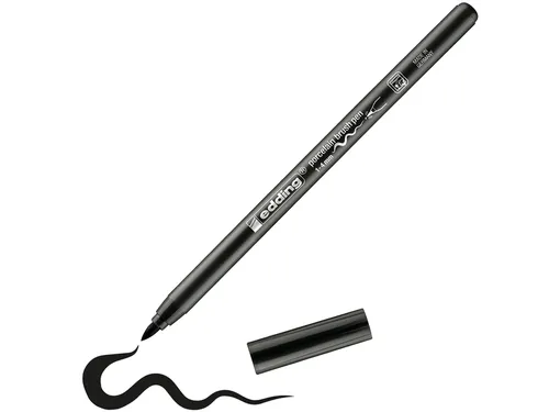 Brushpen edding 4200 porselein zwart