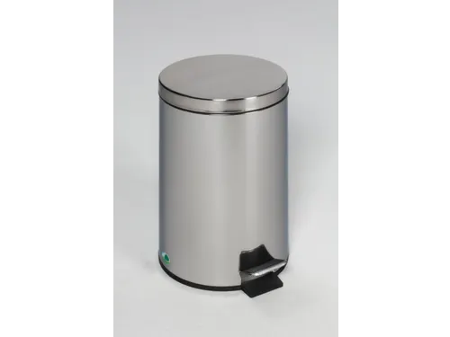 RVS pedaalemmer,5l,HxØ 285x205mm,binnenbak kunststof,romp gepolijst