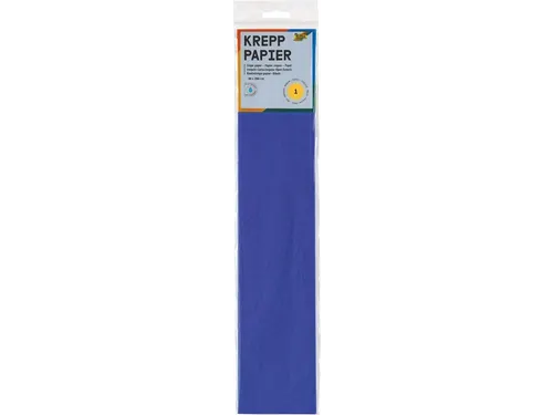 Crêpepapier Folia 50x250cm 10vel 128 briljantblauw