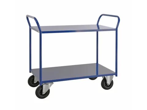 etagewagen,draagverm. 400kg,2etage(s),laadvl. LxB 940x440mm,staaletage