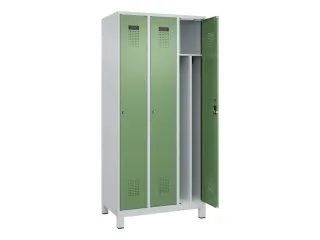 locker voor scheiding van kleding,HxBxD 1950x900x500mm,3vak - 1