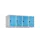 opzetkast,v. locker,4vak.,vak B 300mm,HxBxD 500x1200x500mm,vleugeldeur