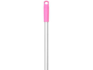 Vikan Hygiene aluminium steel 1260mm Ø25mm roze met schroefdraad - 2