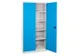 universele kast,HxBxD 1950x920x420mm,4xStalen bodem,duwstangsluiting