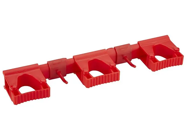 Vikan Hygiënisch Hi-Flex Ophangsysteem 2 Haken Rood