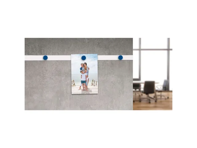 Magneetband Maul 35mmx1m Zelfklevend Wit + 3 Magneten