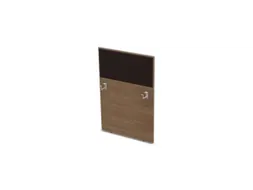 baliepaneel,v. bureau,aanbouw rechts,B 800mm,NT-cherry,BN2036-bruin