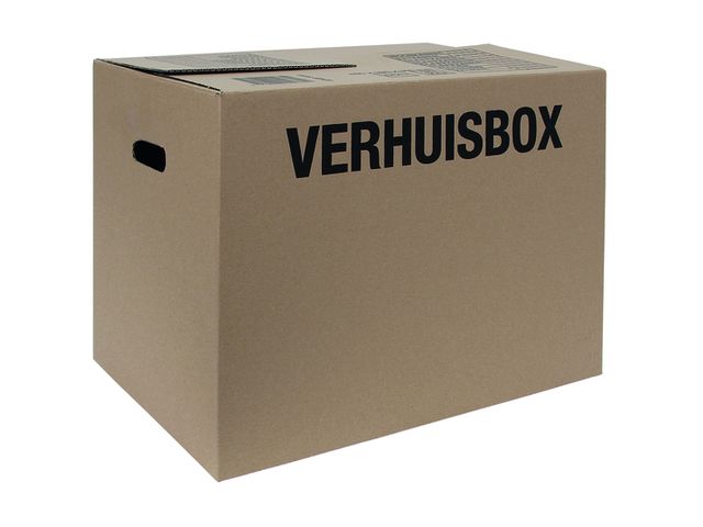Verhuisdoos Budget 480x320x360mm Bruin | PackingStore.nl