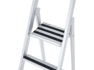 veiligheidsladder,eenzijdig,3treden m. R13-laag,Stand H 0,8m - 1