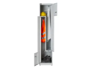 Z-garderobekast,HxBxD 1850x400x500mm,vak B 400mm,cil.-slot,sokkel - 3