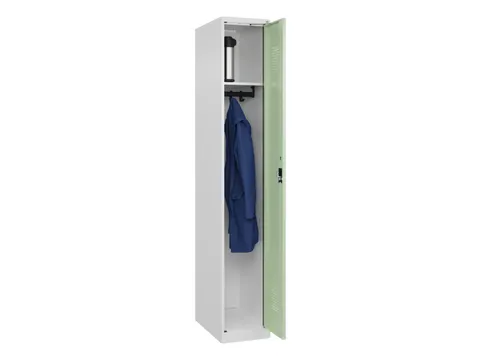 locker,HxBxD 1850x300x500mm,1vak,vak B 300mm,cil.-slot,staand op vloer