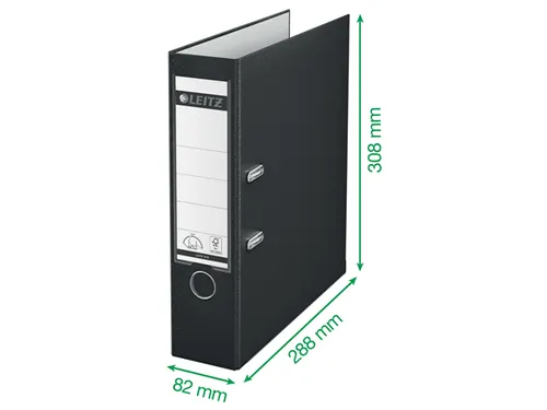 Leitz 180° Ordner 1010 80mm A4 PP Groen 3 stuks