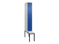 locker voor scheiding van kleding,HxBxD 2120x300x815mm,1vak