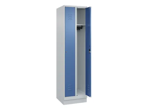 locker,HxBxD 1950x500x500mm,2vak,vak B 250mm,cil.-slot,sokkel