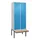 locker met bank,HxBxD 2120x800x815mm,2vak,vak B 400mm,draaigrendel