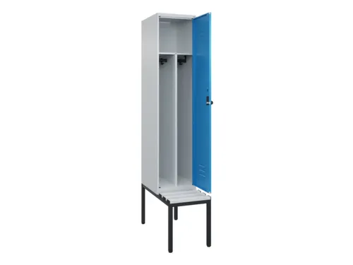 locker voor scheiding van kleding,HxBxD 2120x400x815mm,1vak